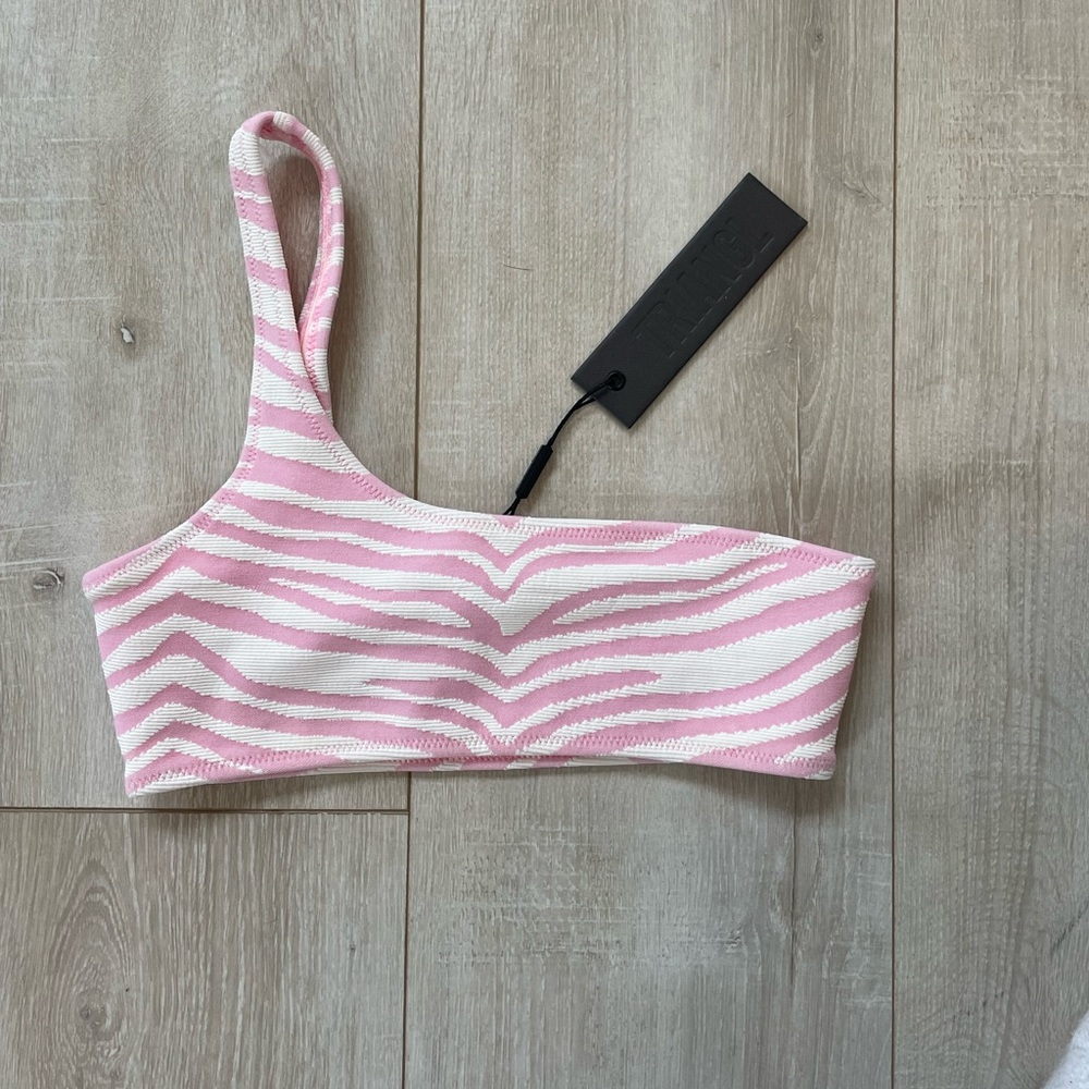 Triangl zebra bikini top